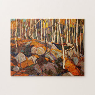 Puzzle The Birch Grove, Autumn, 1915-1916 by Tom Thomson