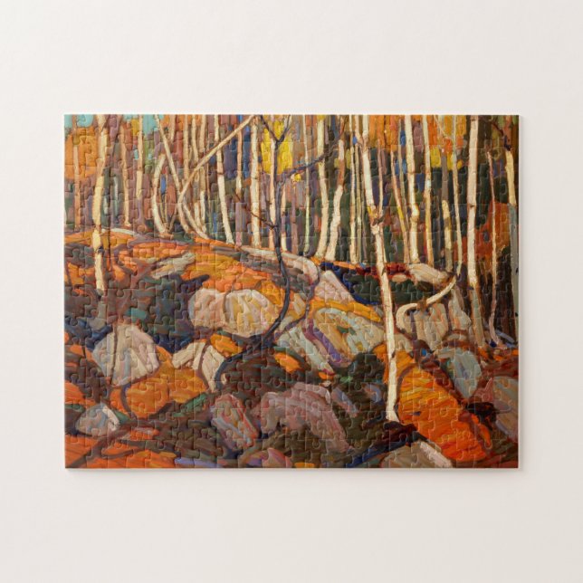 Puzzle The Birch Grove, Autumn, 1915-1916 by Tom Thomson (Horizontal)