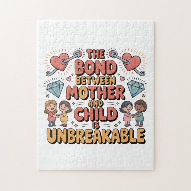 Puzzle The Bond Between Mother And Child Is Unbreakable (Vertical)