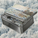 Puzzle The Break Up of the Ice by Claude Monet<br><div class="desc">The Break Up of the Ice (1880) by Claude Monet is a vintage impressionist fine art painting featuring ice breaking up on the Seine River near Vétheuil, west of Paris, France. About the artist: Claude Monet (1840-1926) was a founder of the French impressionist painting movement with most of his paintings...</div>