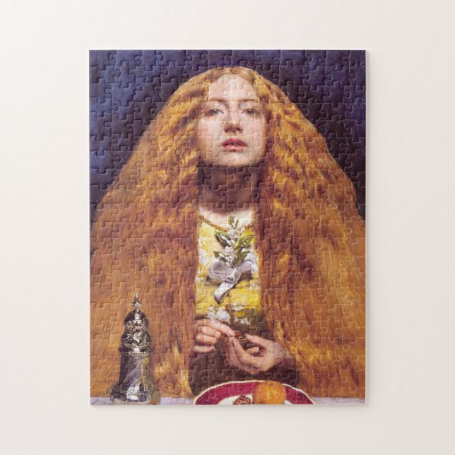 Puzzle The Bridesmaid, vers 1851 par John Everett Millais (Vertical)