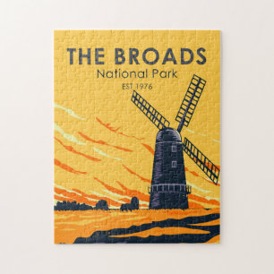 Puzzle The Broads National Park England Vintage