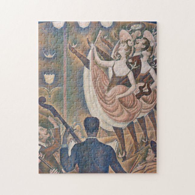 Puzzle The Can-can Seurat Neo Impressionist Pointillist (Vertical)
