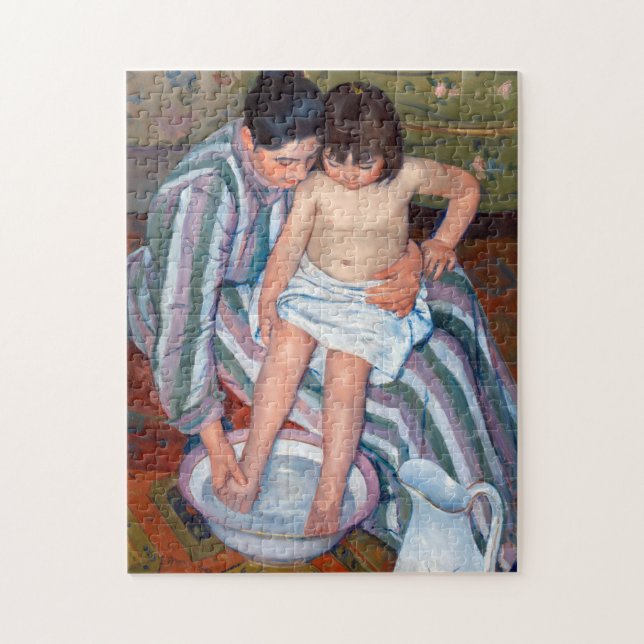 Puzzle The Child's Bath, Mary Cassatt (Vertical)