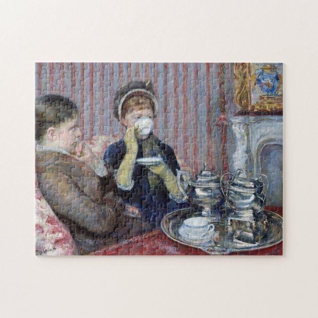 Puzzle Thé de l'après-midi, Mary Cassatt (Horizontal)