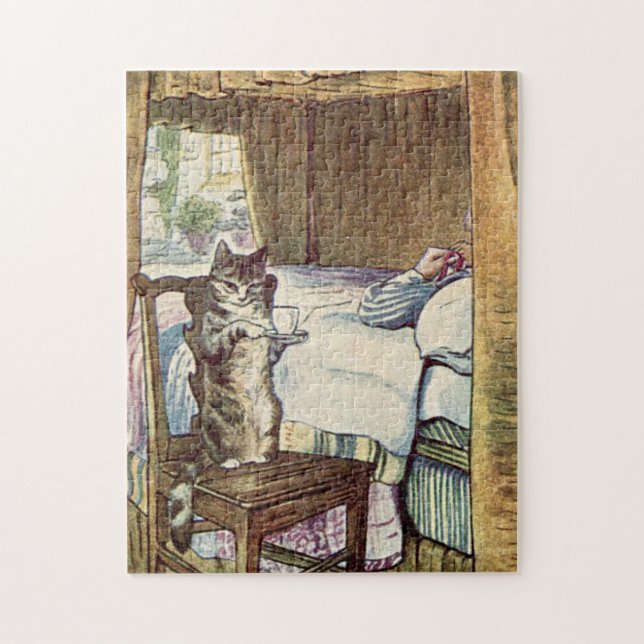 Puzzle Thé de service de chat - Beatrix Potter Grand (Vertical)