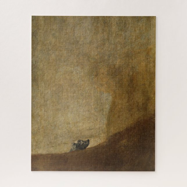 Puzzle The Dog by Francisco Goya (Vertical)
