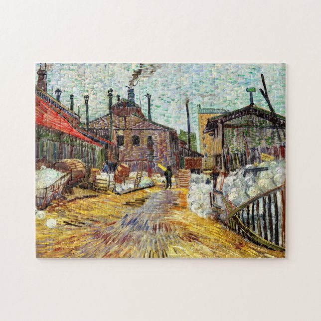 Puzzle The Factory (1887) par Vincent Van Gogh (Horizontal)