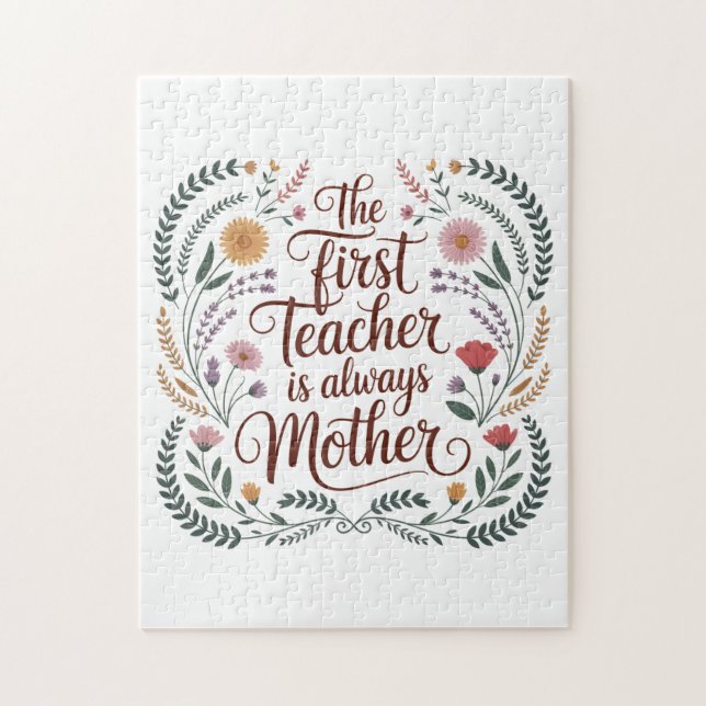 Puzzle The First Teacher Is Always Mother (Vertical)