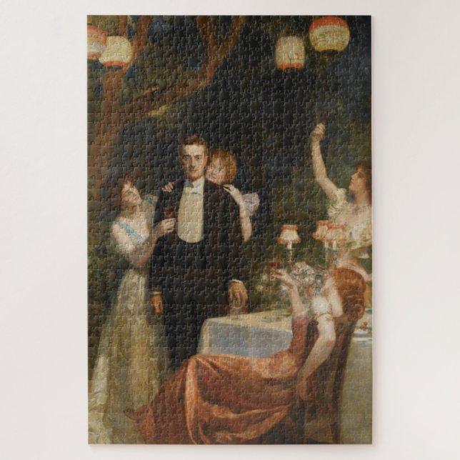 Puzzle The Garden of Armida (by John Collier) (Vertical)