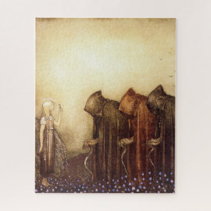 Puzzle “The Golden Key” John Bauer Watercolor