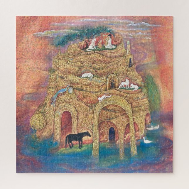 Puzzle The Golden Labyrinth of Animal Paradise (Vertical)