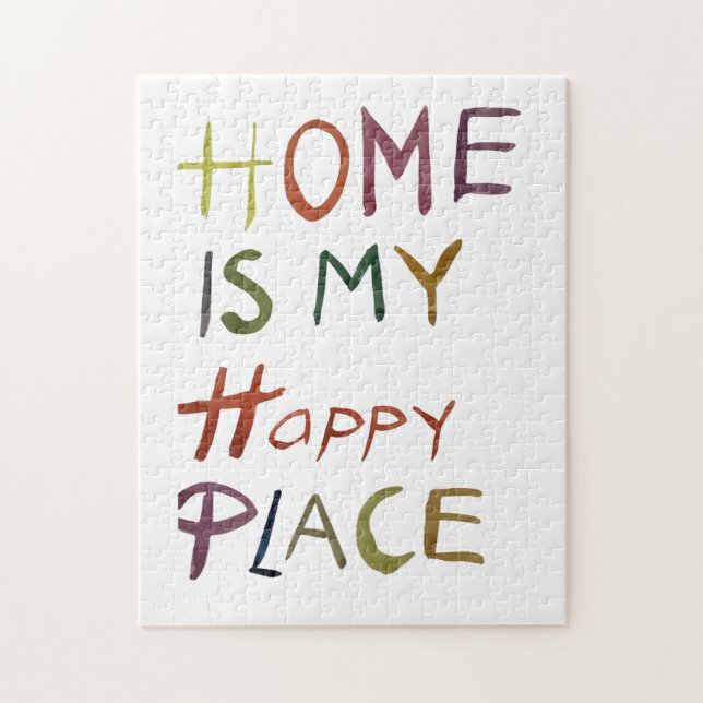 Puzzle The Happy Introvert “Home Is My Happy Place” (Vertical)