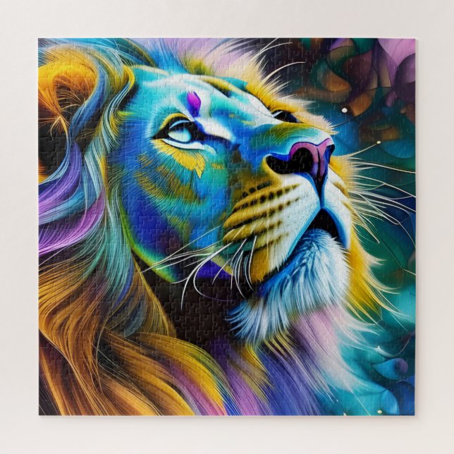 Puzzle The Lion, King Of All Cats (Vertical)