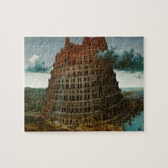 Puzzle The Little Tower of Babel by Pieter Bruegel (Horizontal)