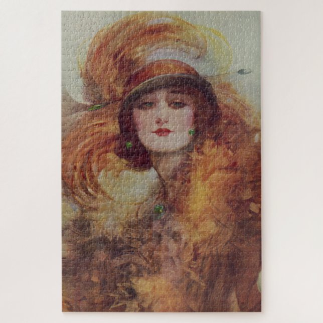 Puzzle The Lure of The Green Eyes - W.H. Barribal (Vertical)