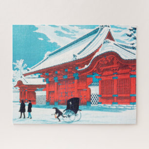 Puzzle The Red Gate of Hongo in Snow by Hiroaki Takahashi