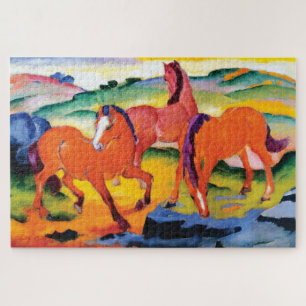 Puzzle The Red Horses by Franz Marc