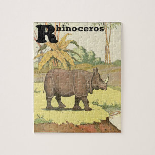 Puzzle The Rhinoceros Storybook