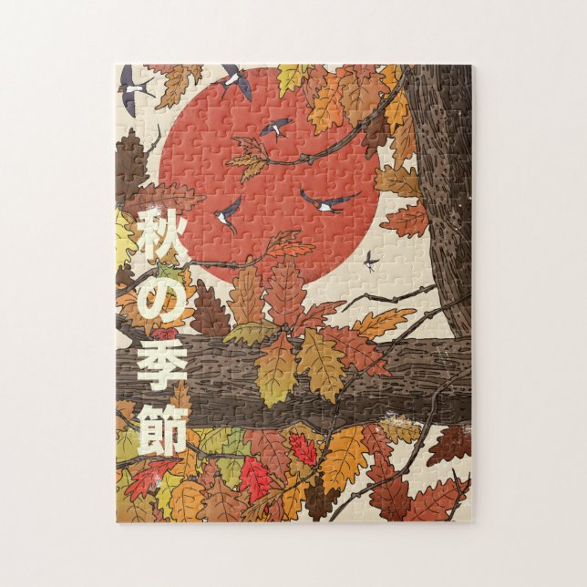 Puzzle The Season Of Fall (Vertical)