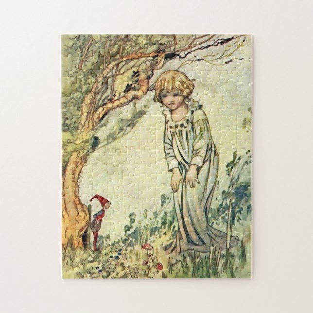 Puzzle "The Secret Garden" Art poilu de Charles Robinson (Vertical)