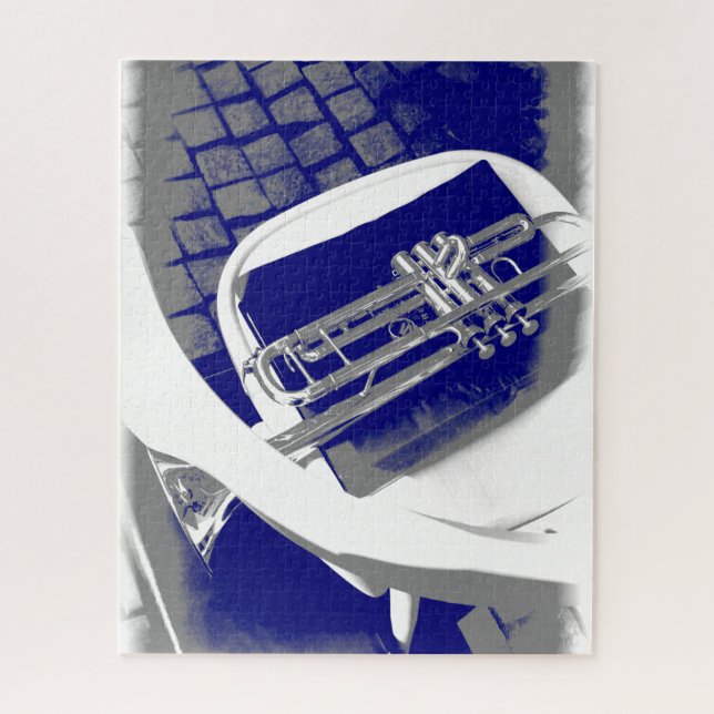 Puzzle The silent trumpet (Vertical)
