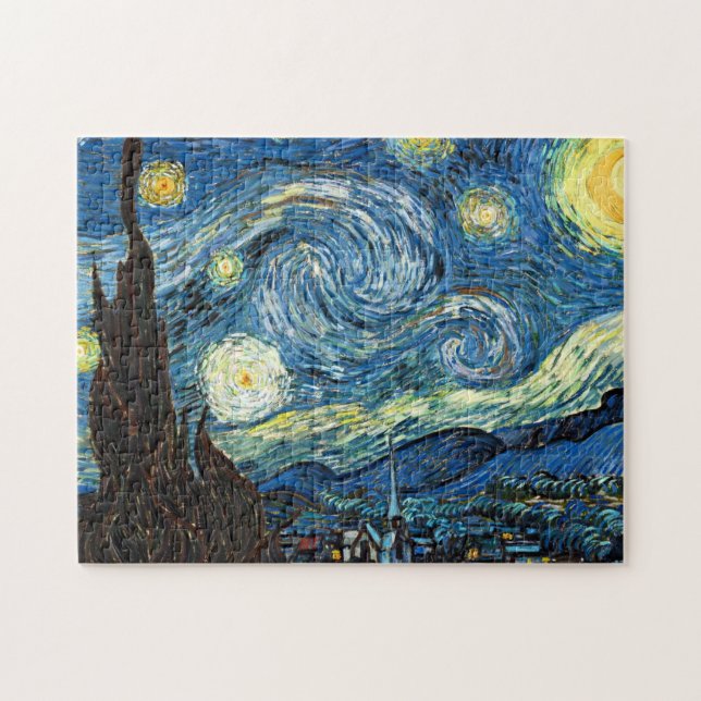 Puzzle The Starry Night by Vincent Van Gogh (Horizontal)