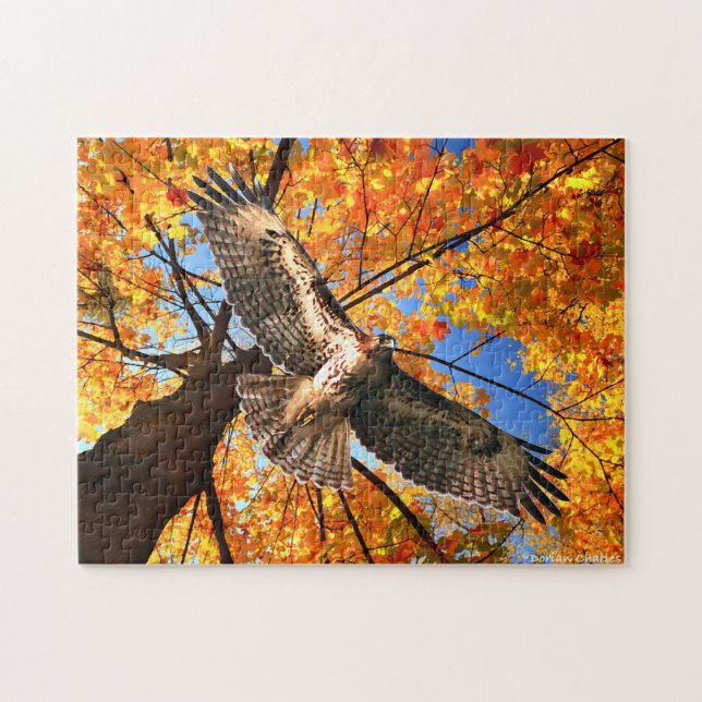 Puzzle "The Sunday Hawk" (Horizontal)