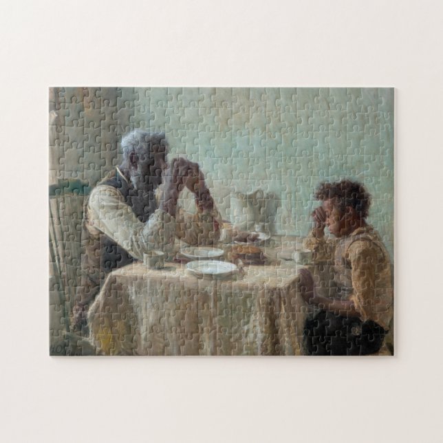 Puzzle The Thankful Poor, 1894 par Henry Ossawa Tanner (Horizontal)