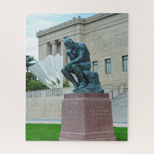 Puzzle The Thinker and Shuttlecock, Kansas City, MO