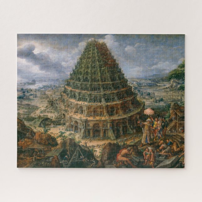 Puzzle The Tower Of Babel | Marten van Valckenborch | (Horizontal)