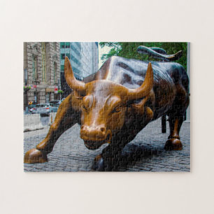Puzzle The Wall Street Bull New York.