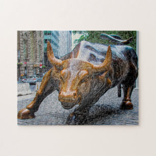 Puzzle The Wall Street Bull New York.