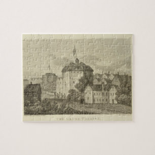 Puzzle Théâtre de The Globe sur le Bankside comme il es