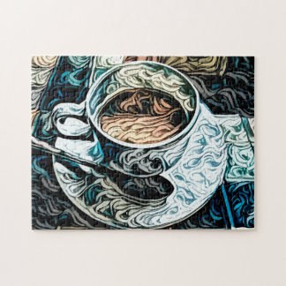 Puzzle Thème café Artsy Art