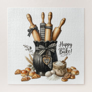 Puzzle Thème de décoration murale pour la pâtisserie à l'