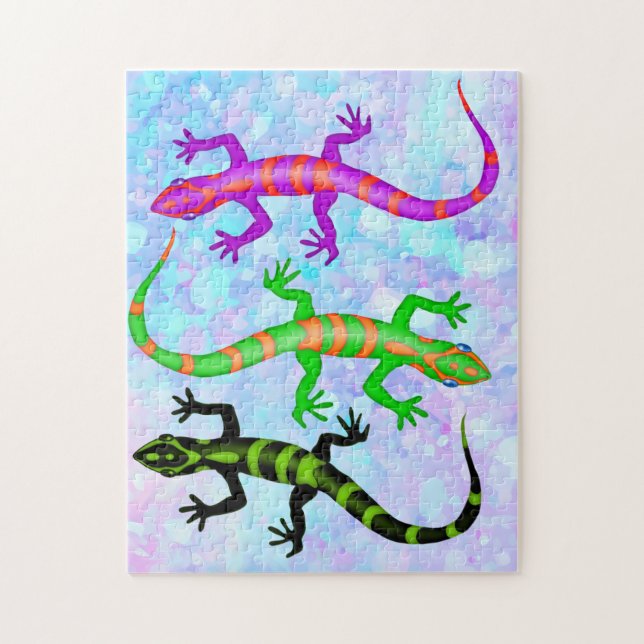 Puzzle Thème nature Wild Gecko Lizard (Vertical)