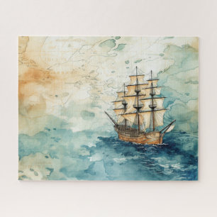 Puzzle Thème Nautique Bateau à Voile Vintage Ancienne Car