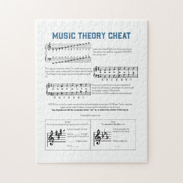 Puzzle Théorie musicale (Vertical)