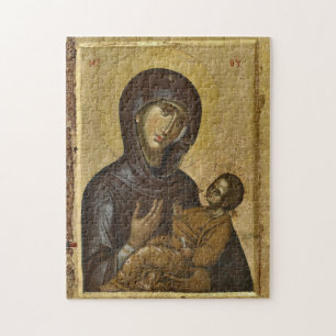 Puzzle Theotokos et le Christ enfant chrétien orthodoxe