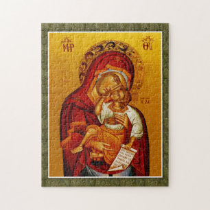 Puzzle Theotokos et le Christ enfant orthodoxe icône chré