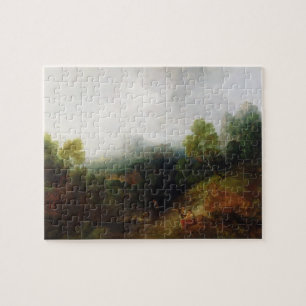 Puzzle Thomas Gainsborough une vallée de montagne avec