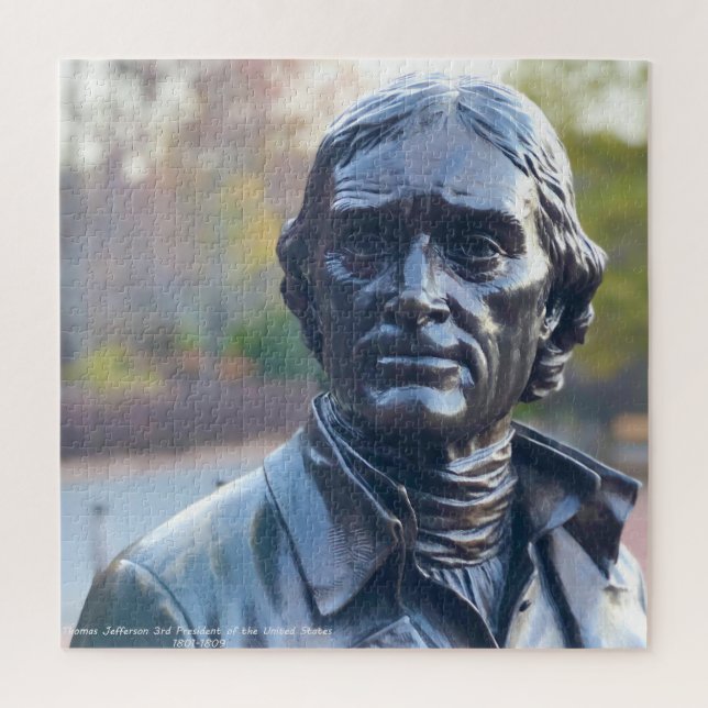 Puzzle Thomas Jefferson 3e président des États-Unis. (Vertical)