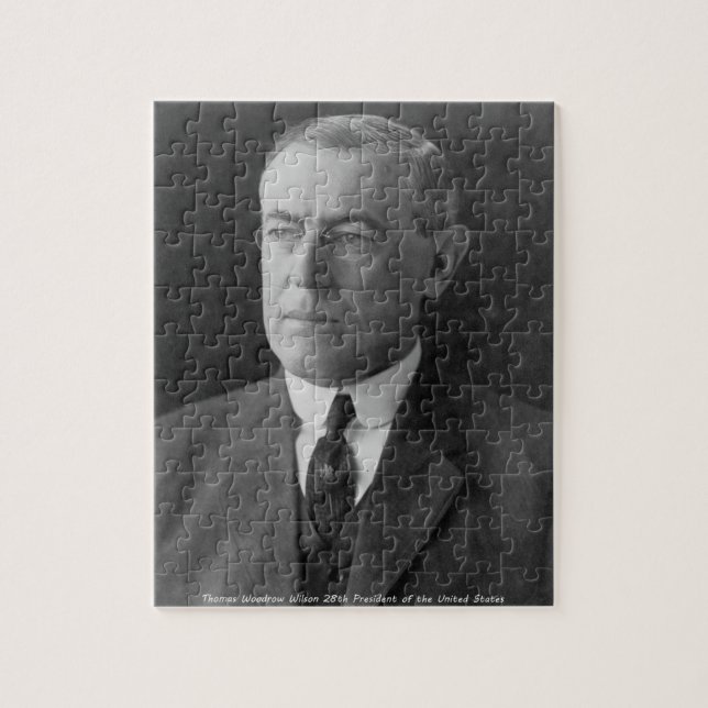 Puzzle Thomas Woodrow Wilson 28e président de l'Amérique (Vertical)