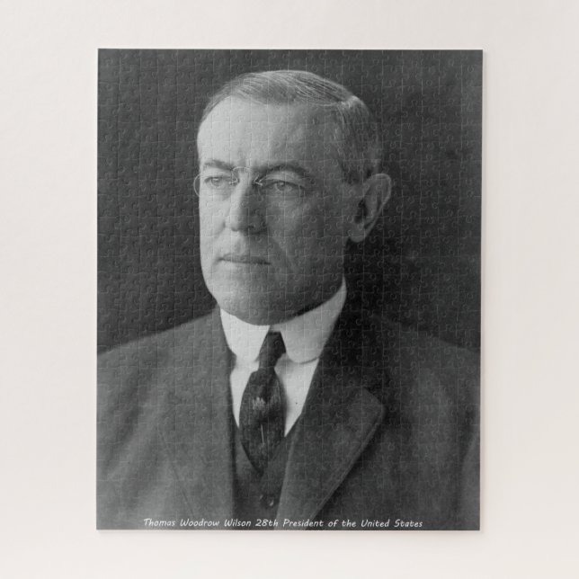 Puzzle Thomas Woodrow Wilson 28e président de l'Amérique (Vertical)