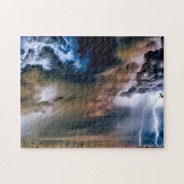 Puzzle Thunder Storms Californie. (Horizontal)