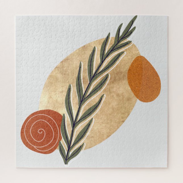 Puzzle Tige Verte Boho (Vertical)