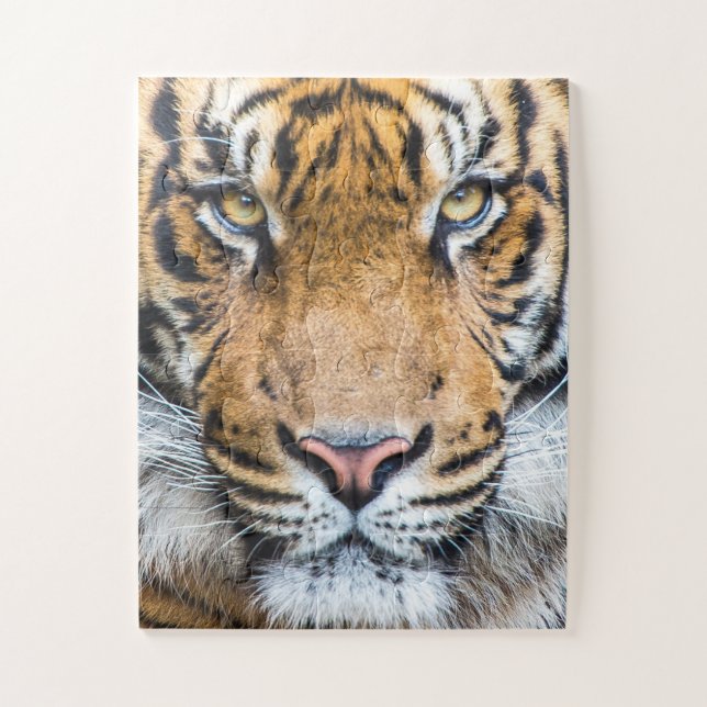Puzzle Tiger Face (Vertical)