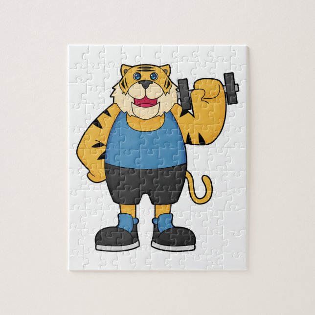 Puzzle Tiger Fitness Dumbbell (Vertical)
