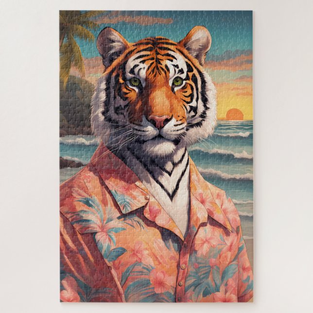 Puzzle Tiger Holiday (Vertical)
